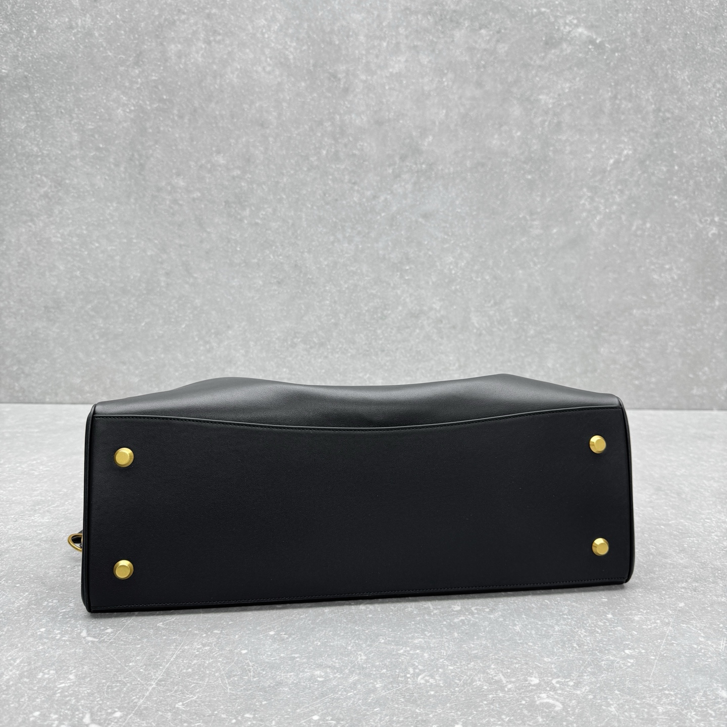 Bagsaaa Ba1en*iaga Rodeo Tote Bag in black smooth calfskin - 47cm