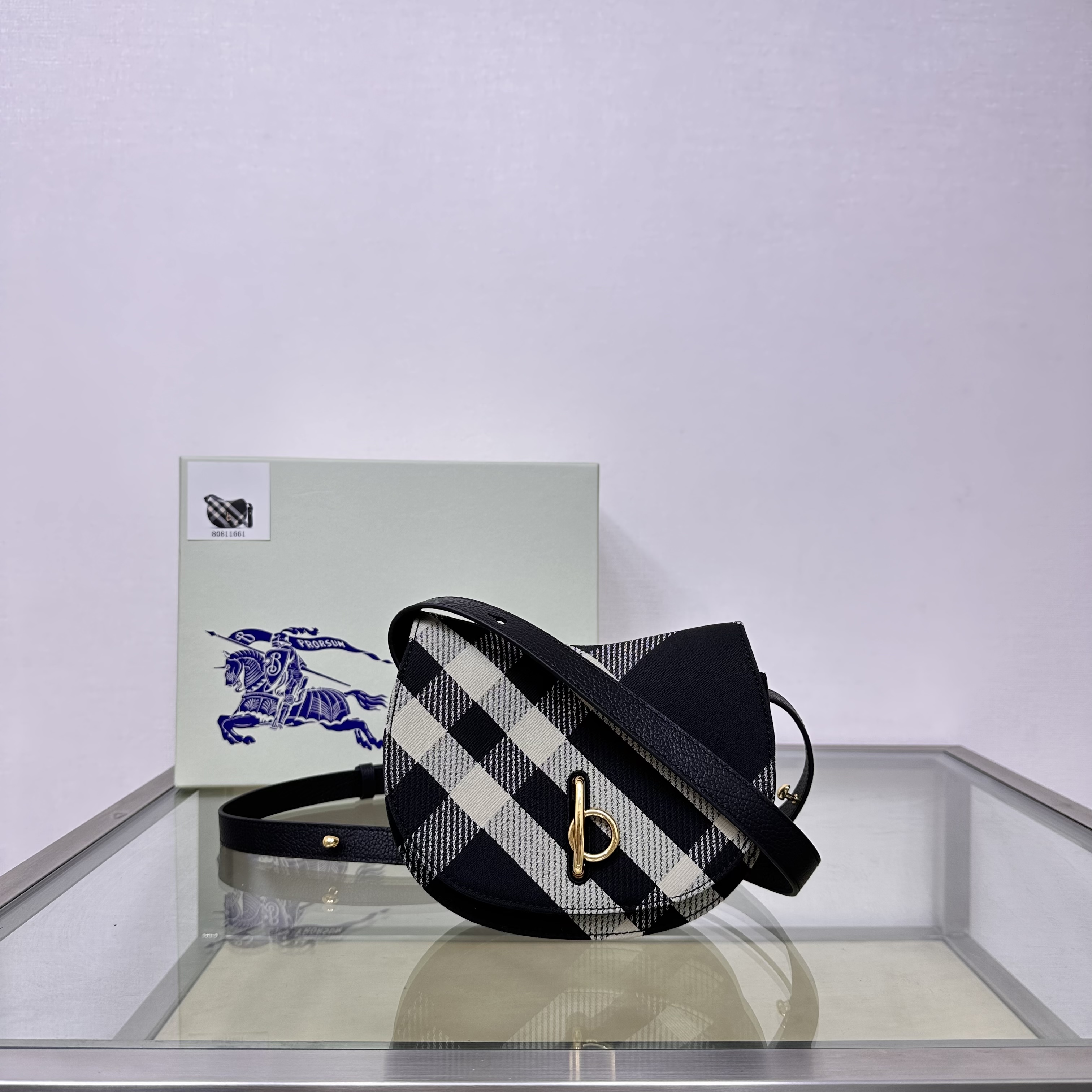 Bagsaaa Bv*b*rry Mini Rocking Horse Bag black - 19cm