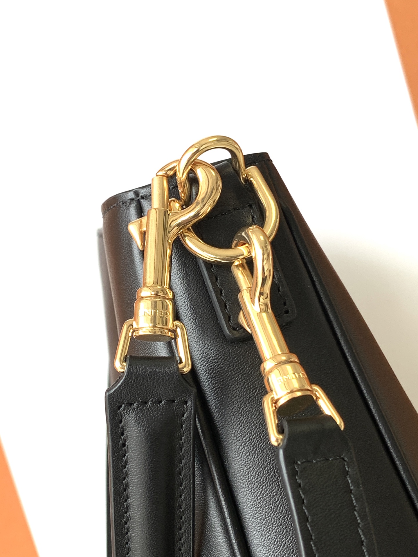 Bagsaaa Ce1i*e Medium Camille 16 Soft Bag In Smooth Calfskin 119563 Black - 36cm