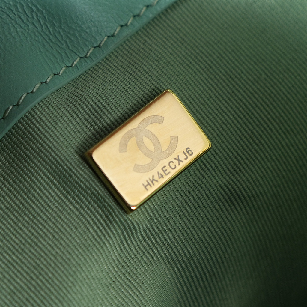 Bagsaaa Ch**el 25 Small Handbag AS5293 green - 30cm