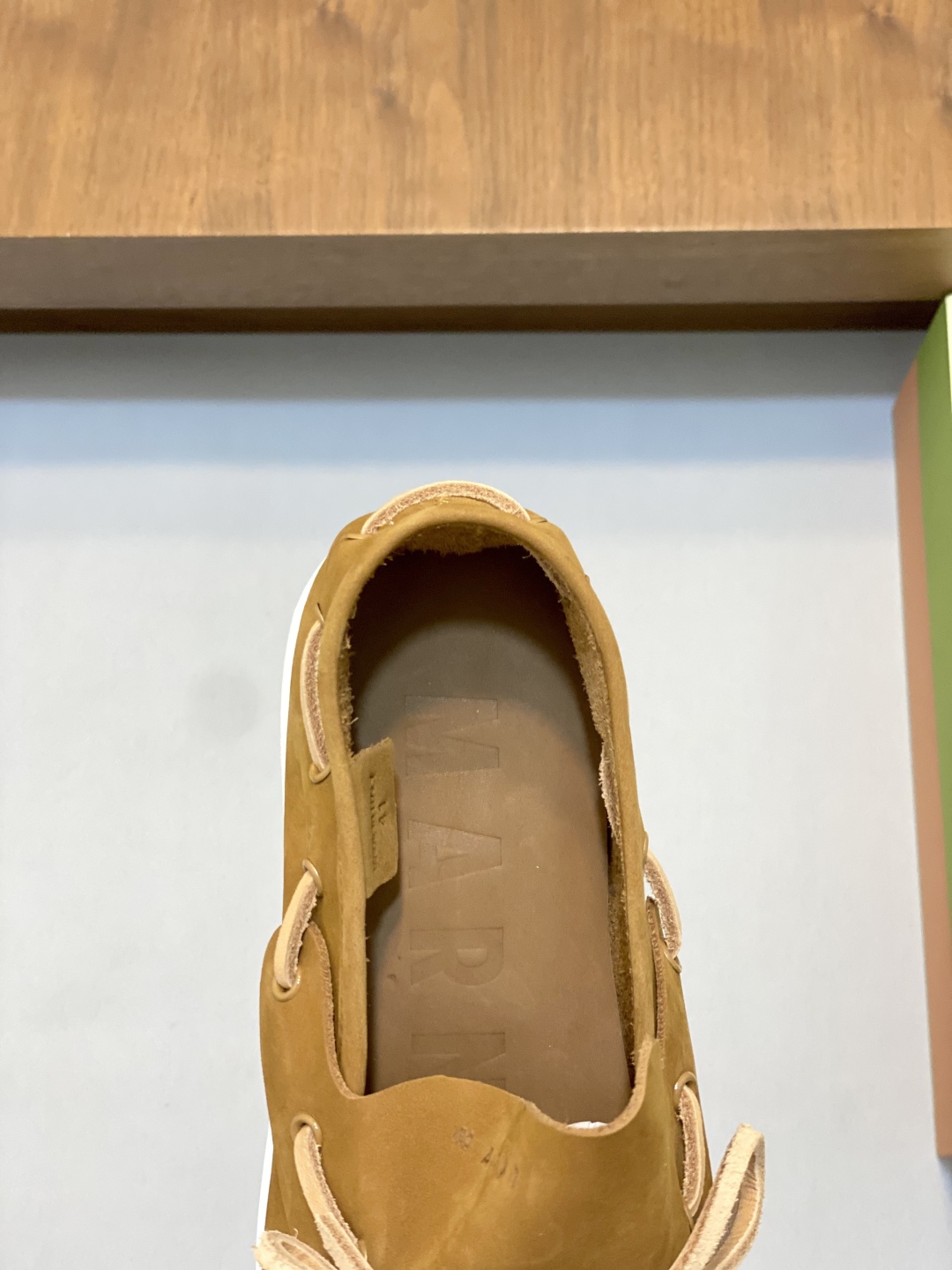 Bagsaaa Marni Brown nubuck boat loafer