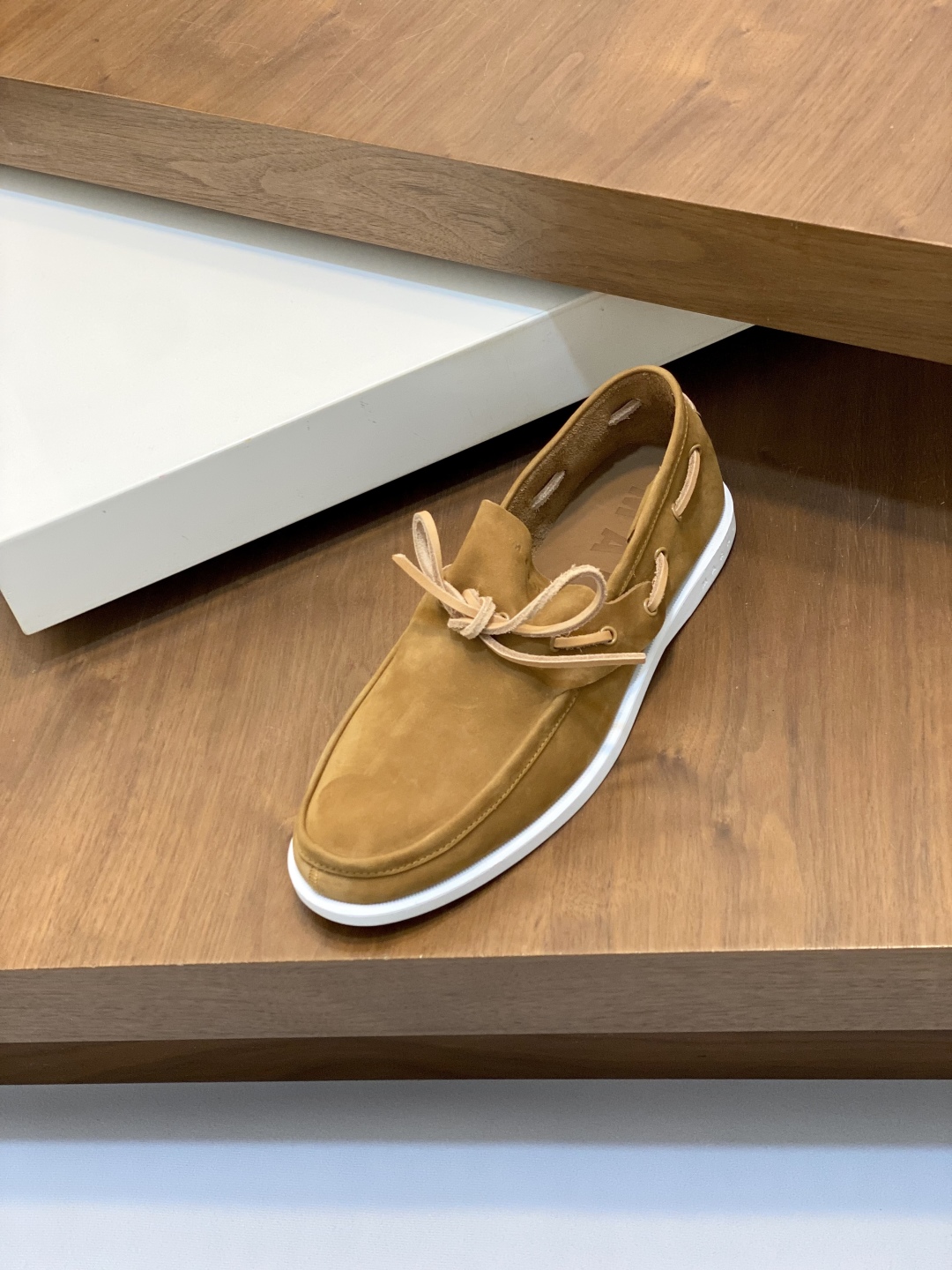 Bagsaaa Marni Brown nubuck boat loafer