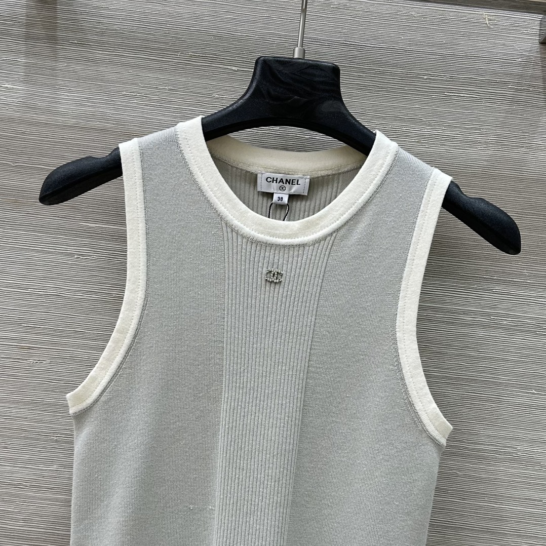 Bagsaaa Ch**el Knit Tank Gray