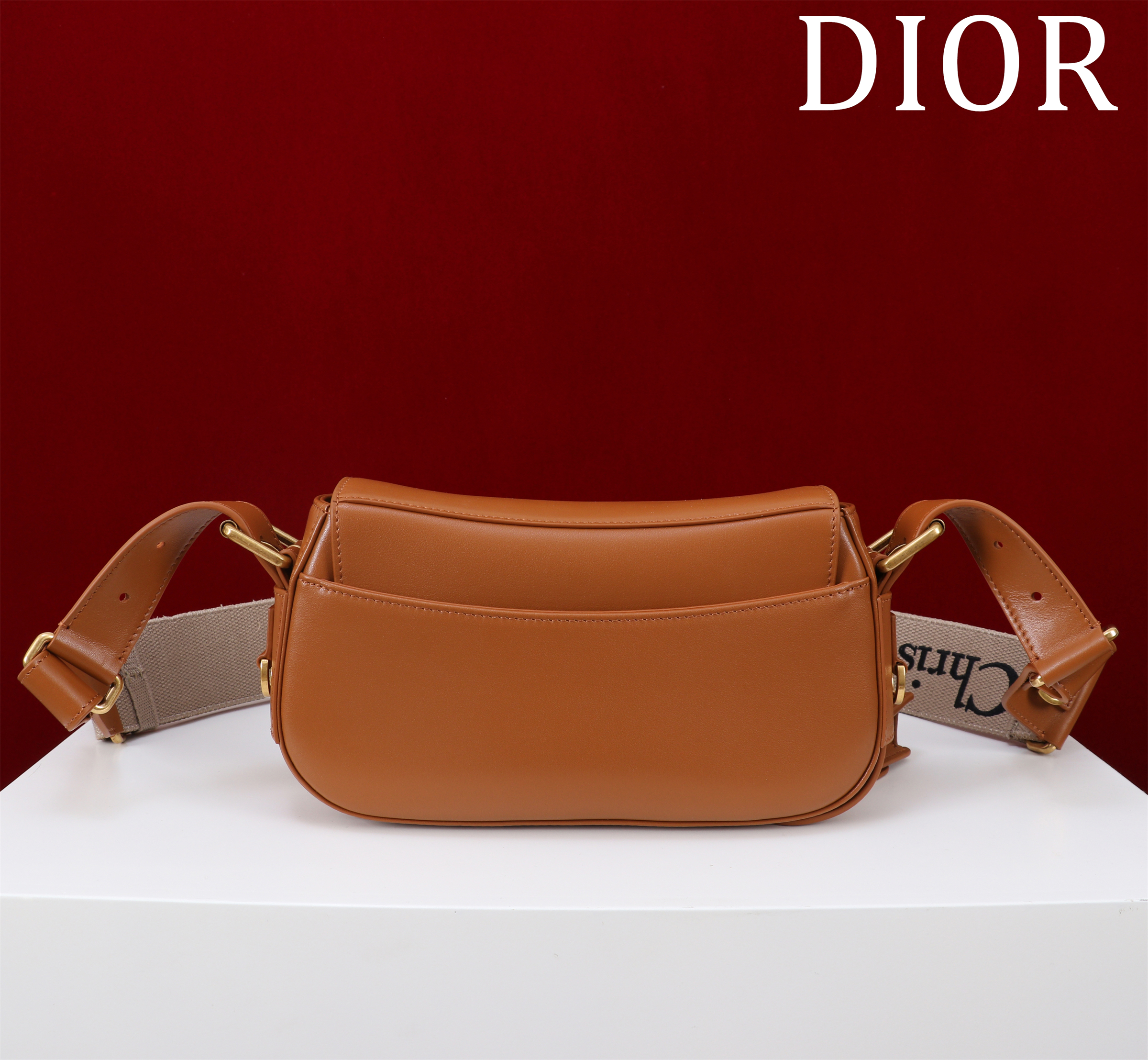 Bagsaaa D10r Small Streetchic Bag Brown Vintage Smooth Calfskin - 24cm