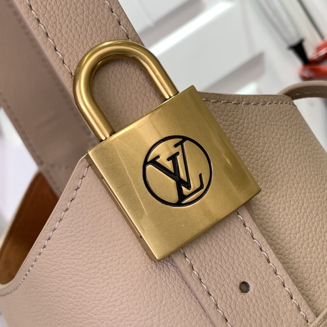 Bagsaaa LV M14265 Low Key Hobo PM Walnut - 28cm