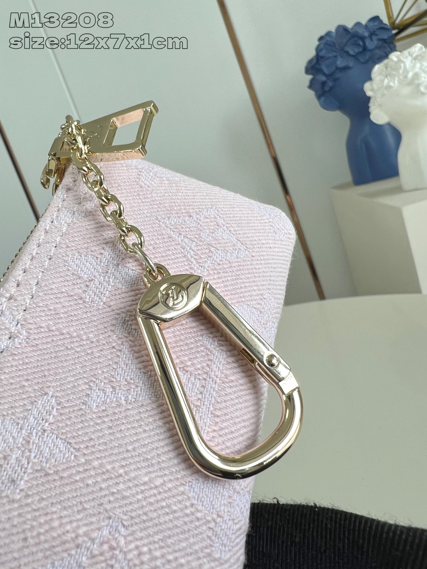 Bagsaaa LV M13208 Key Pouch Washed Pink - 12cm