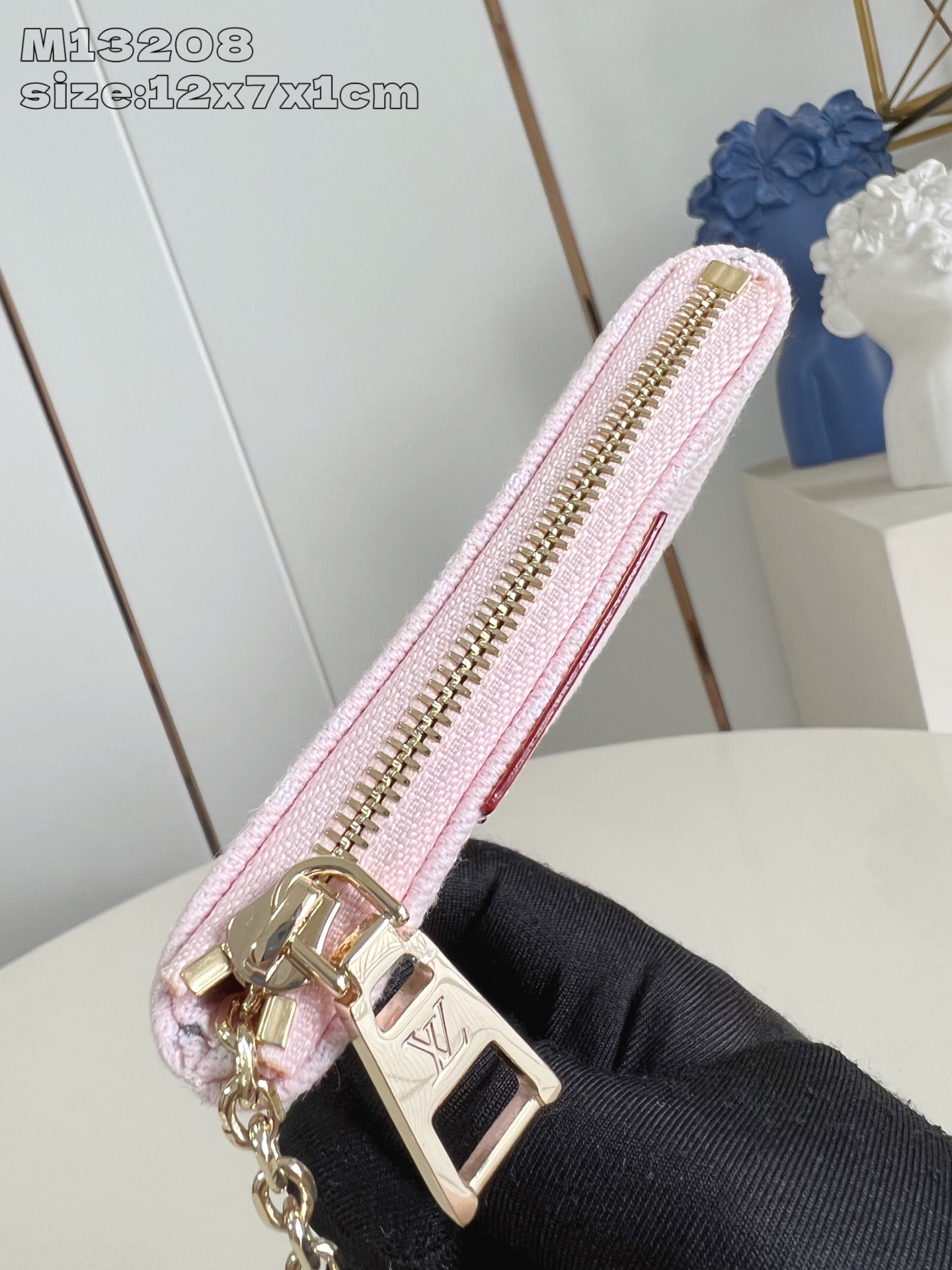 Bagsaaa LV M13208 Key Pouch Washed Pink - 12cm