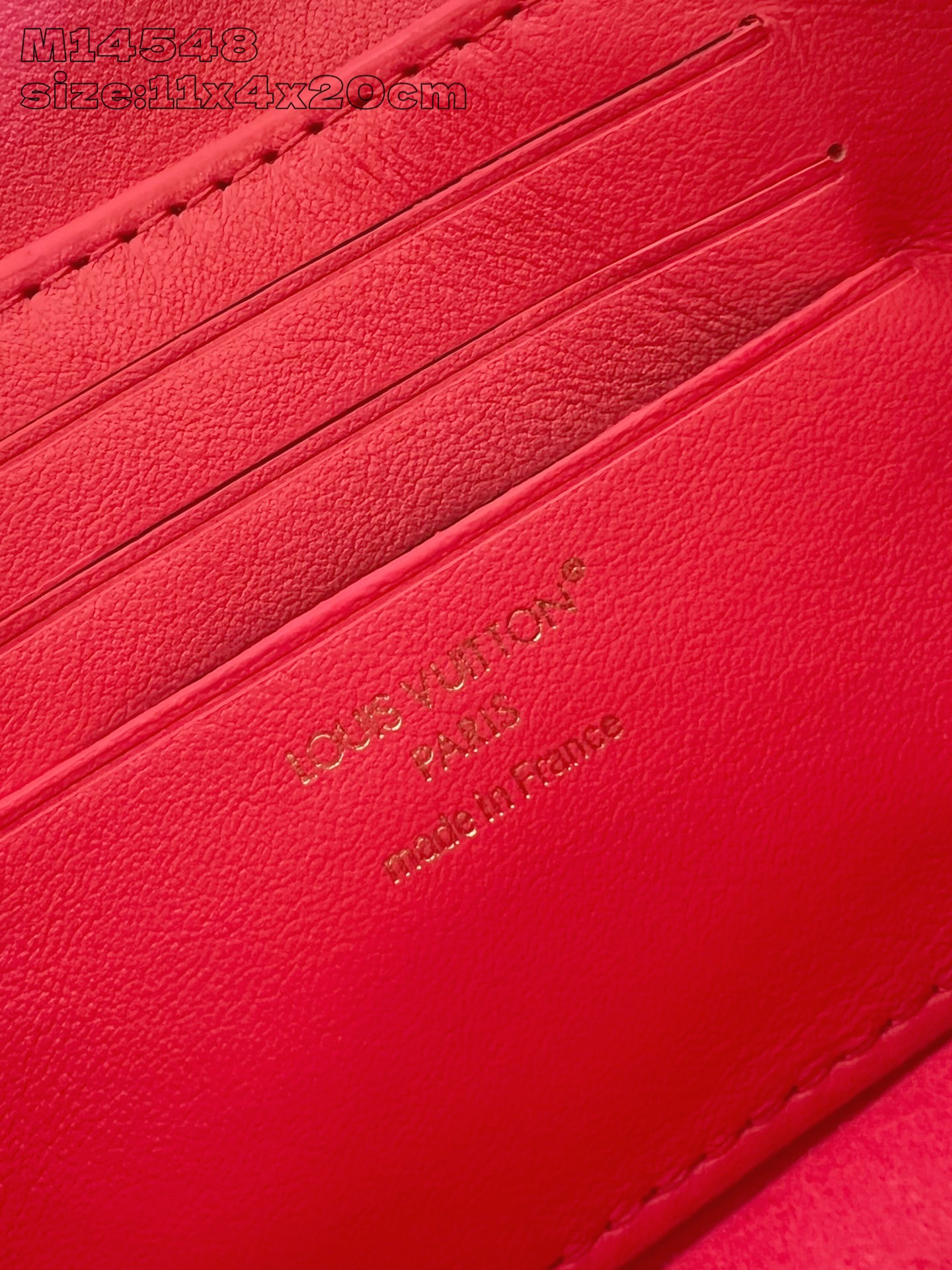 Bagsaaa LV M14548 Wallet On Chain LV Bloom Coral - 20cm