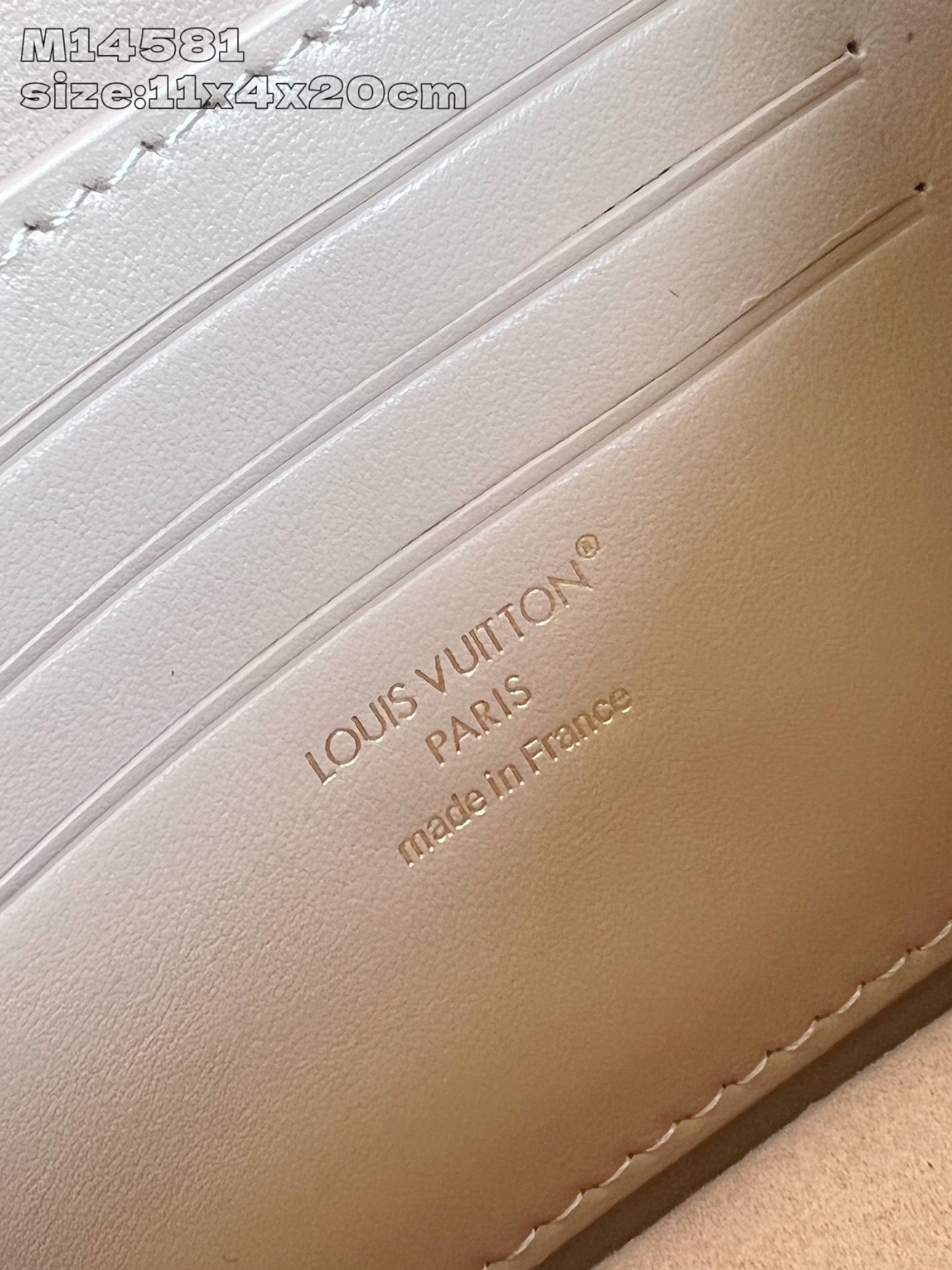 Bagsaaa LV M14581 Wallet On Chain LV Bloom Beige - 20cm