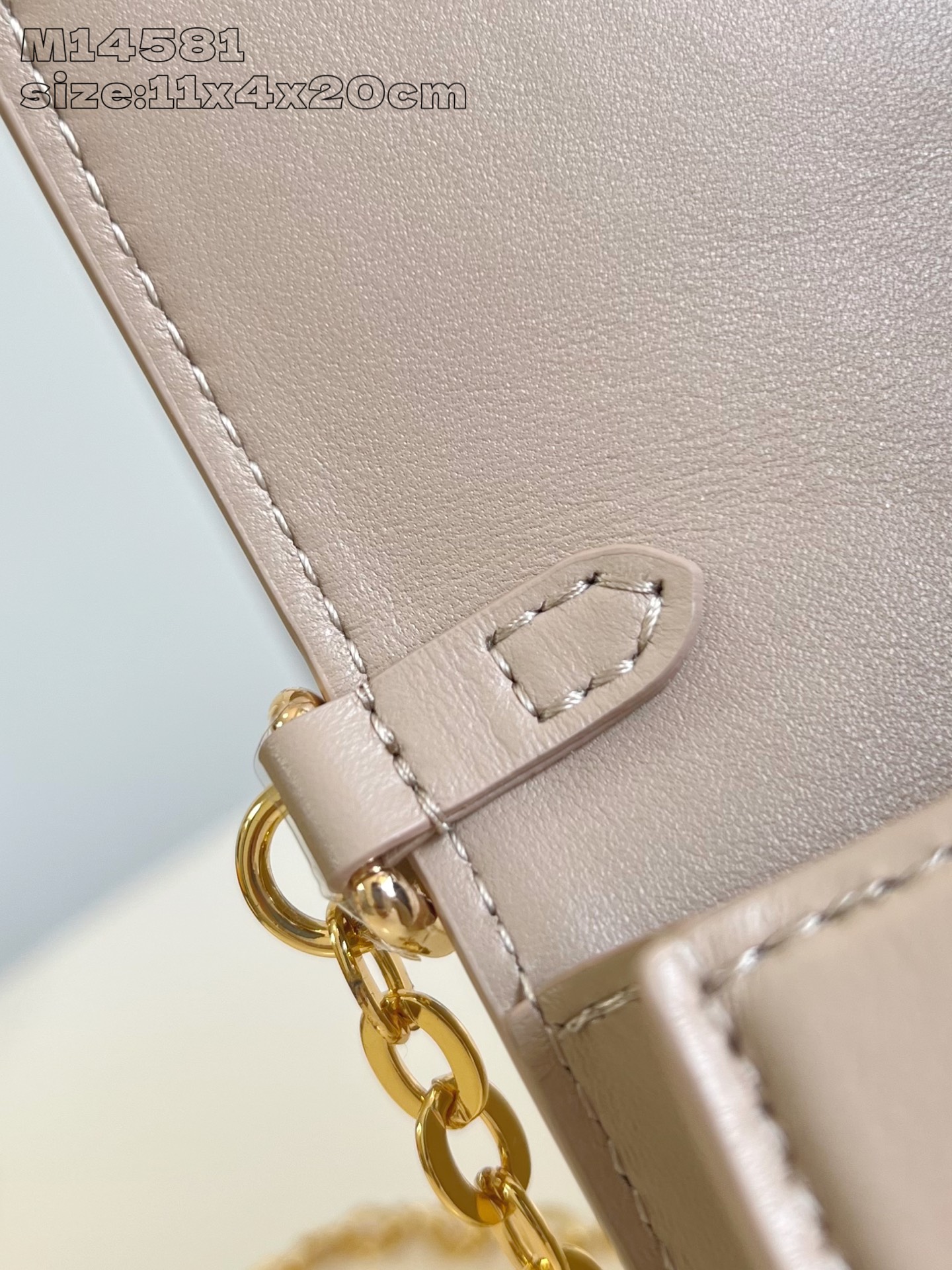Bagsaaa LV M14581 Wallet On Chain LV Bloom Beige - 20cm