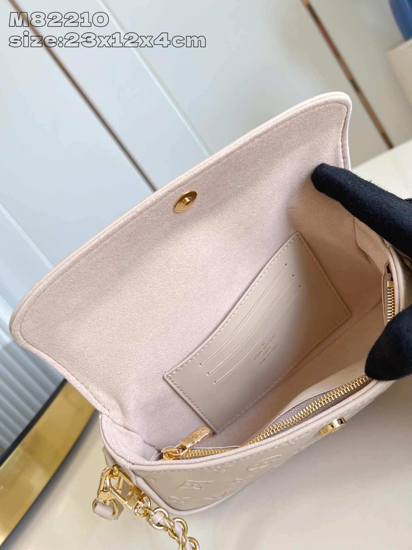 Bagsaaa LV M14714 Wallet On Chain Ivy Beige - 23.5cm