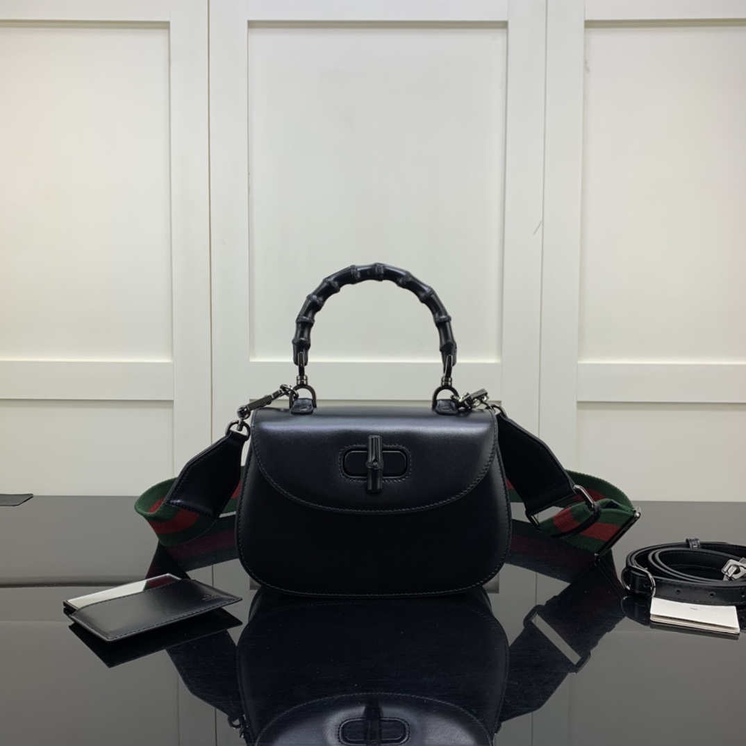 Bagsaaa Gvc*1 Bamboo 1947 small bag black - 21cm