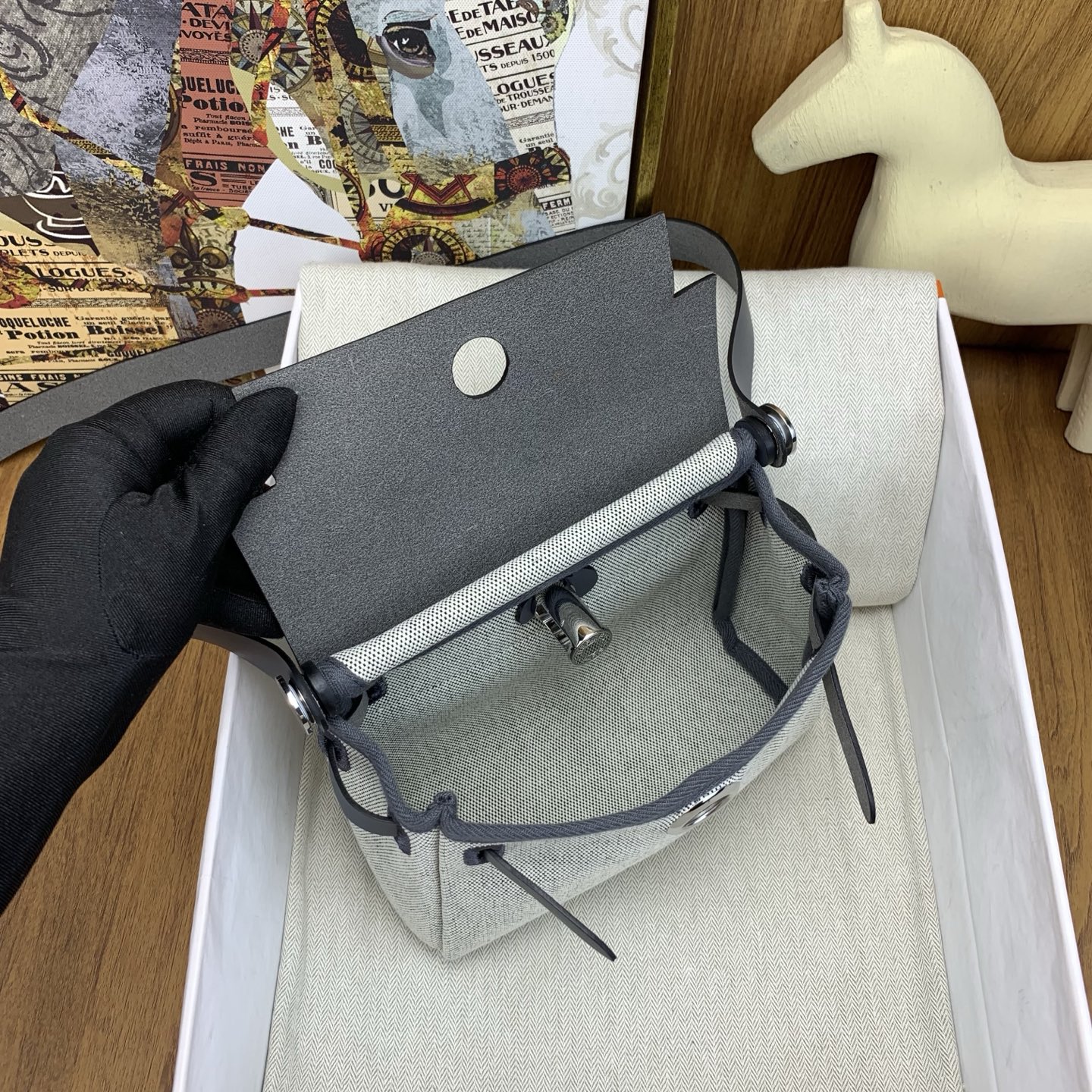 Bagsaa H**me5 Mini Herbag Gray - 20cm