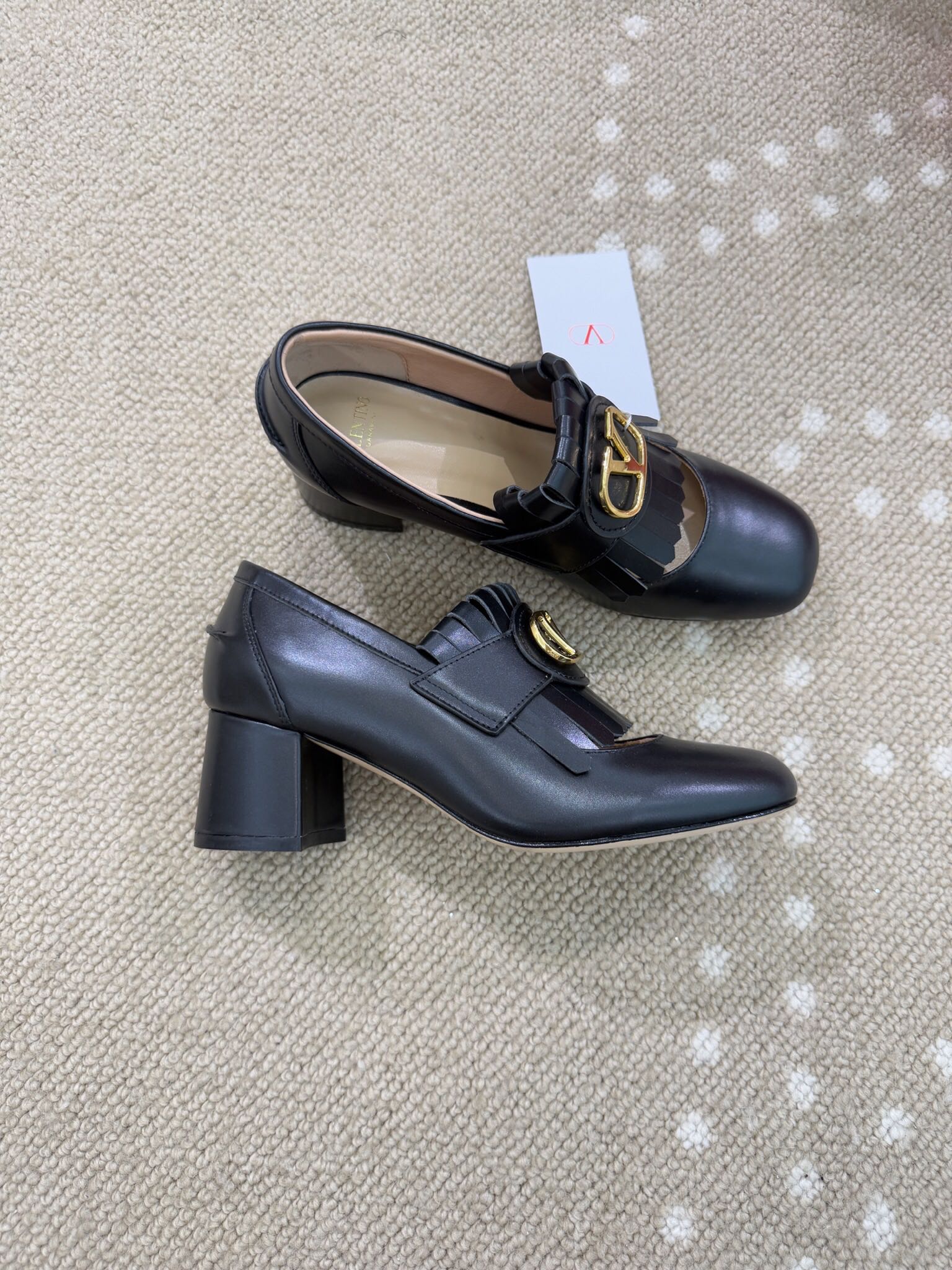 Bagsaaa Va1e*ntin0 Garavani 60mm VLogo Signature pumps black