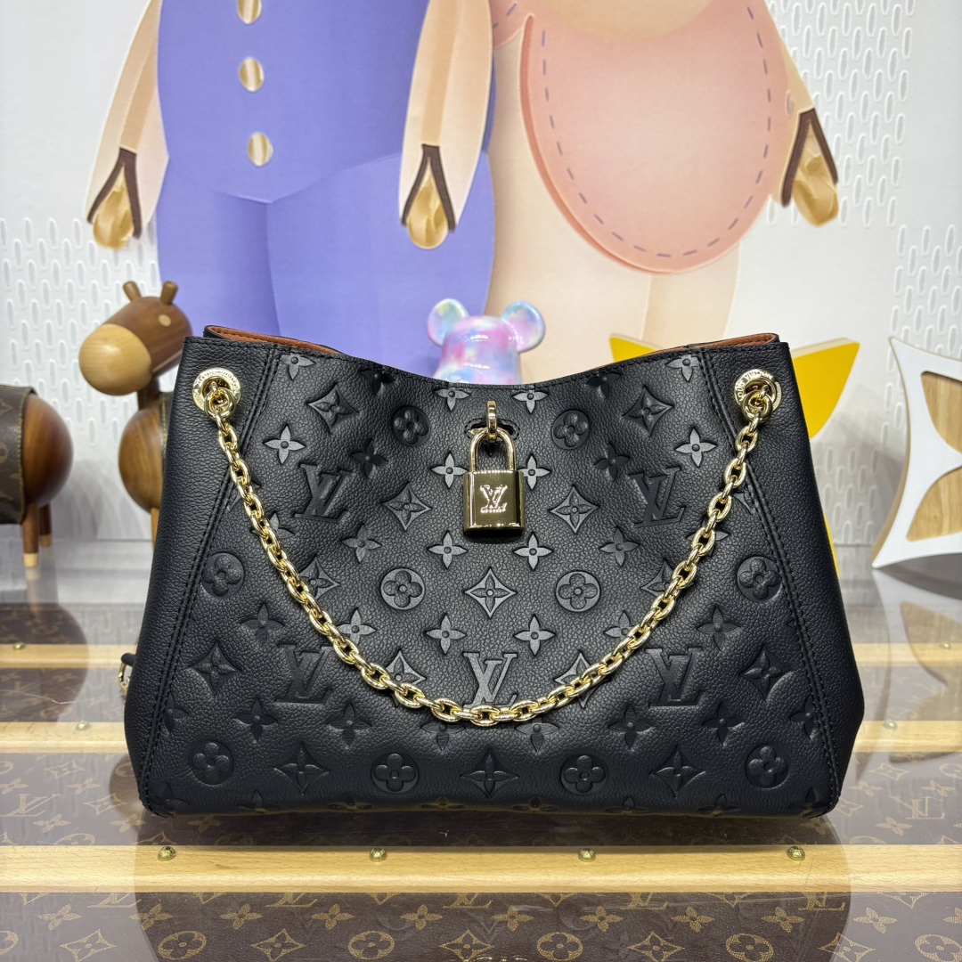 Bagsaaa LV M14414 Anytime PM Bag Black - 34cm
