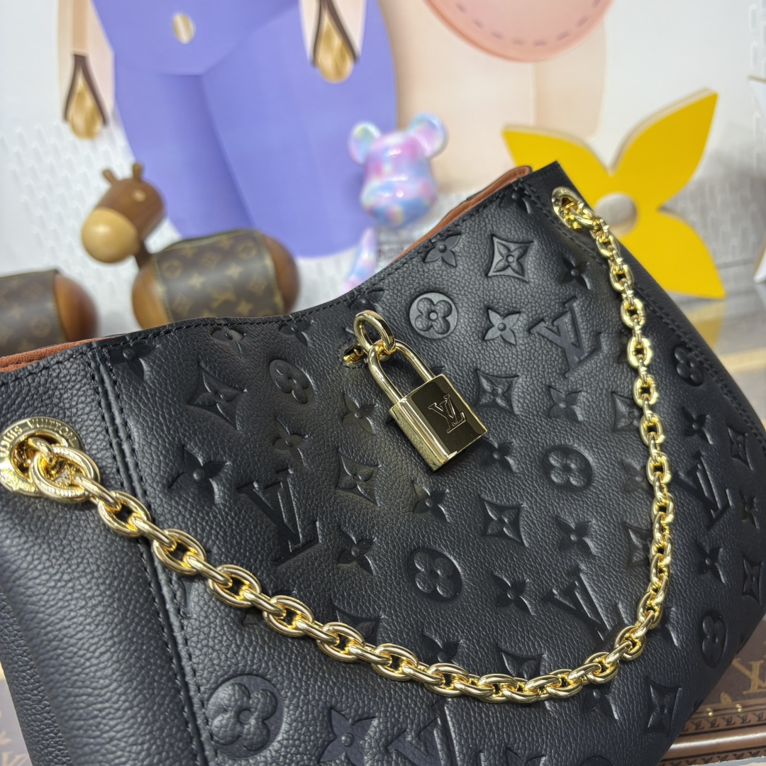 Bagsaaa LV M14414 Anytime PM Bag Black - 34cm