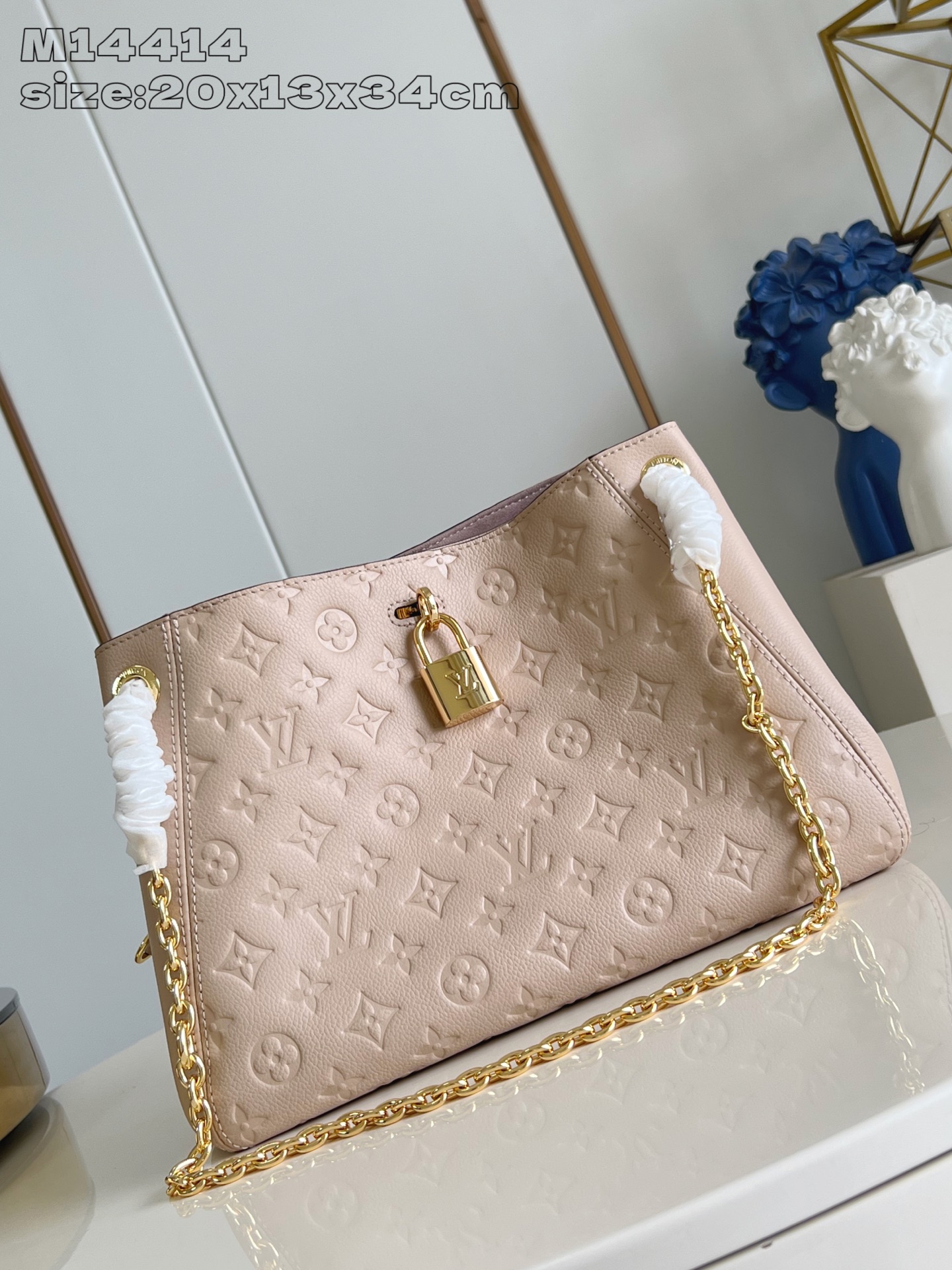 Bagsaaa LV M14659 Anytime PM Bag Beige - 34cm