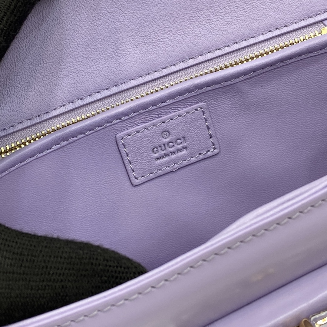 Bagsaaa Gvc*1 Bamboo Diva medium bag 827750 lilac shiny - 27cm