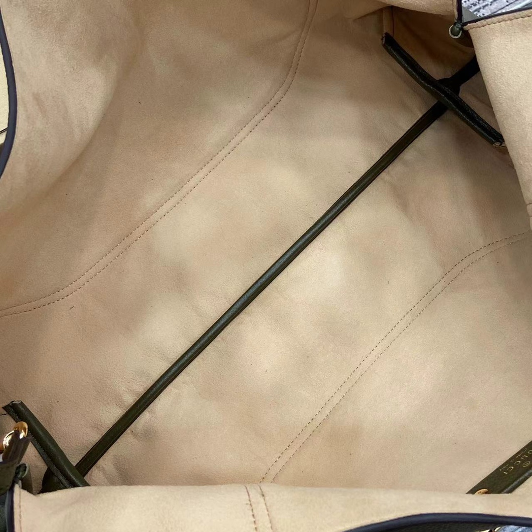 Bagsaaa Gvc*1 Softbit maxi shoulder bag 837466 dark green - 46cm