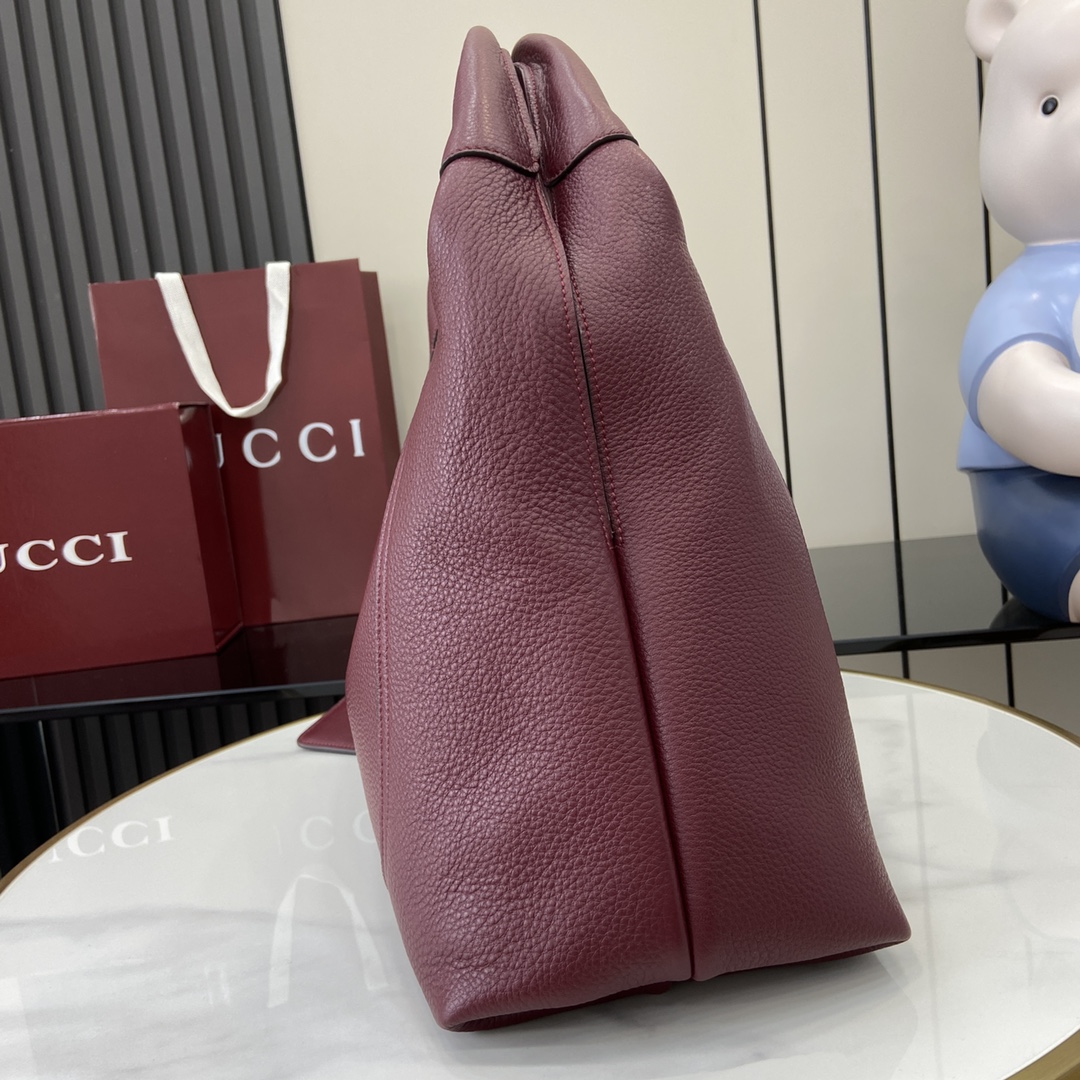 Bagsaaa Gvc*1 Softbit maxi shoulder bag 837466 dark red - 46cm