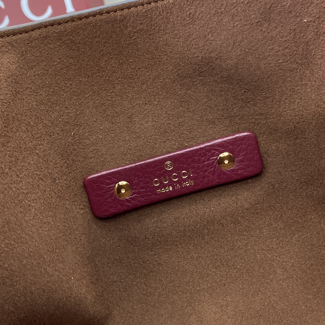 Bagsaaa Gvc*1 Softbit maxi shoulder bag 837466 dark red - 46cm