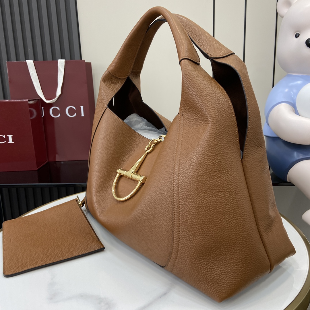 Bagsaaa Gvc*1 Softbit maxi shoulder bag 837466 brown - 46cm