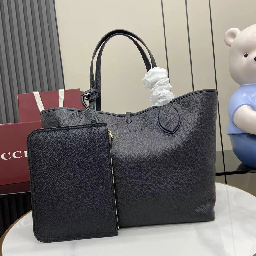 Bagsaaa Gvc*1 Totissima large reversible tote bag 839112 black - 50cm