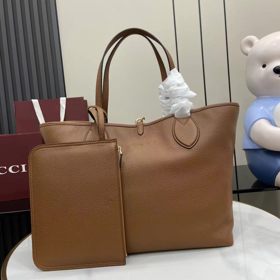 Bagsaaa Gvc*1 Totissima large reversible tote bag 839112 brown - 50cm