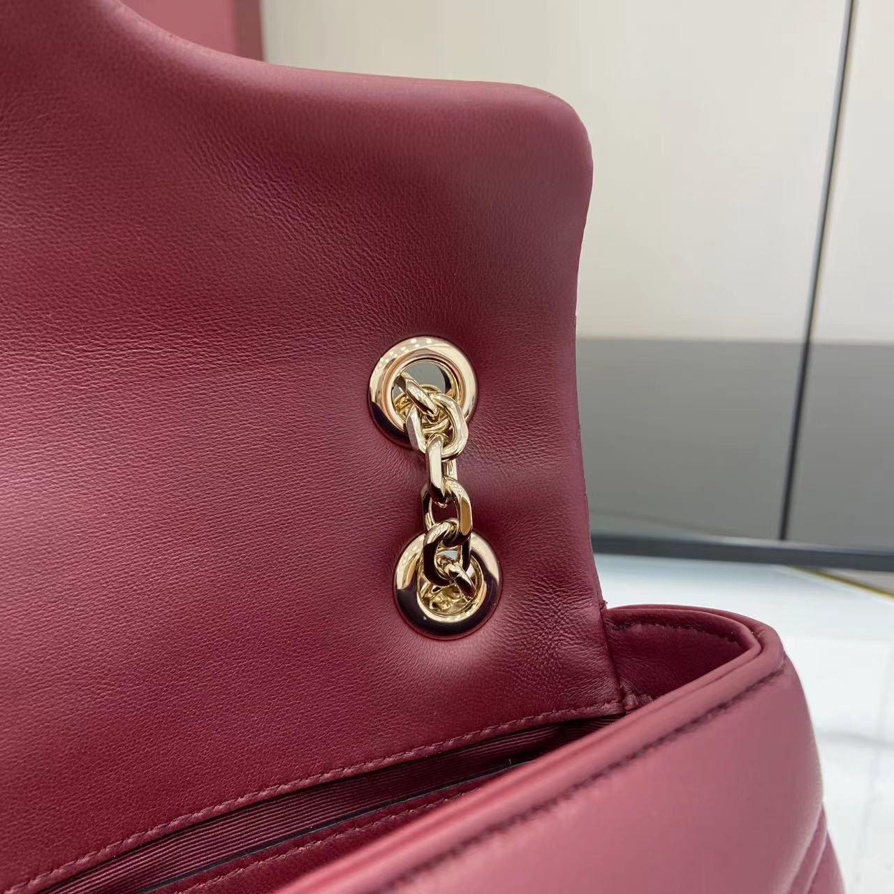 Bagsaaa Gvc*1 GG Marmont small shoulder bag 837280 red - 22cm