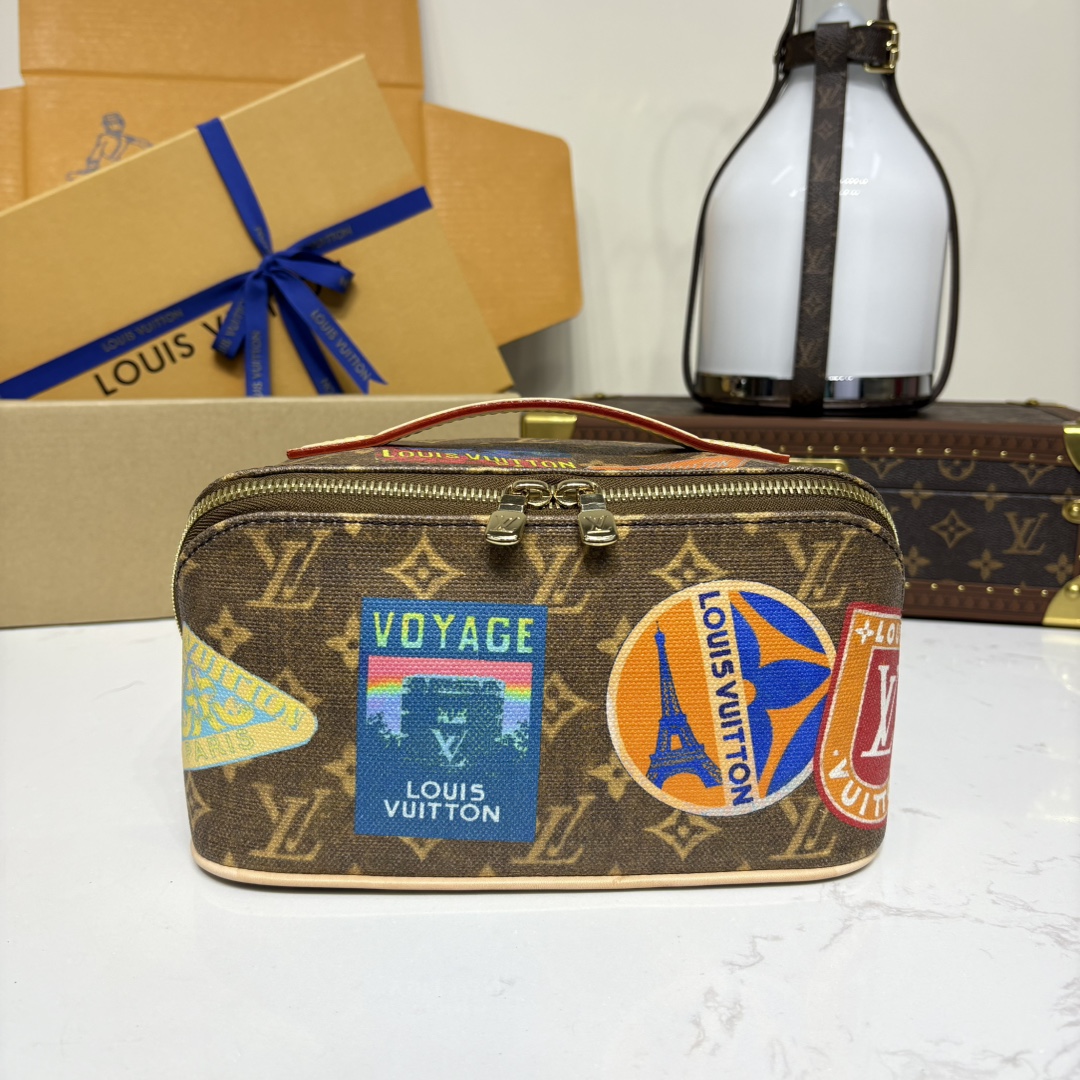 Bagsaaa LV M14744 Toiletry Bag 2 compartments - 24cm