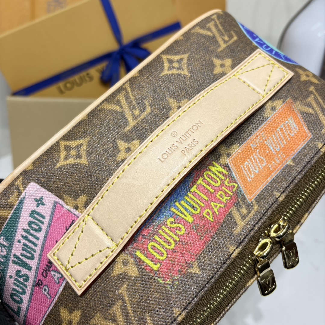 Bagsaaa LV M14744 Toiletry Bag 2 compartments - 24cm
