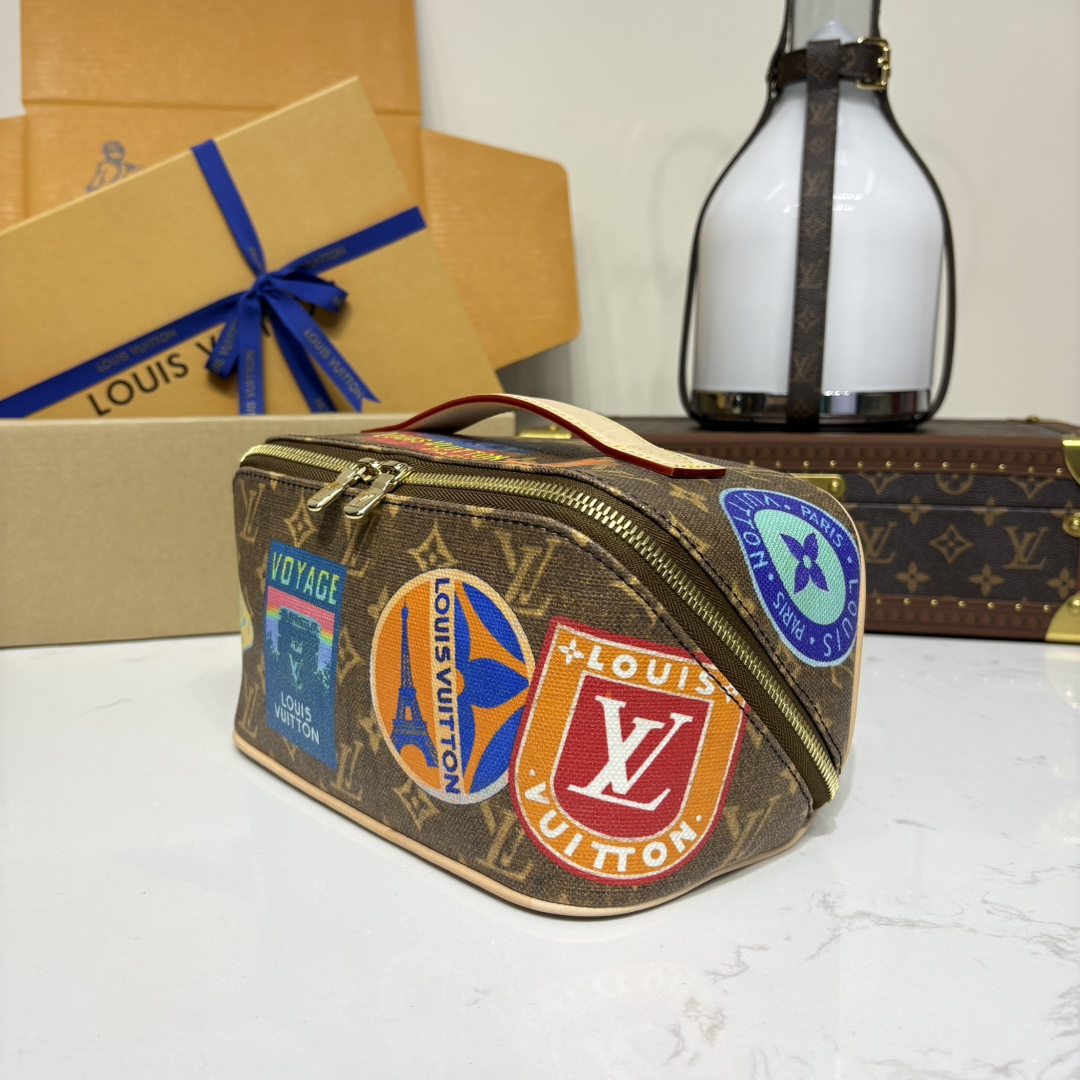 Bagsaaa LV M14744 Toiletry Bag 2 compartments - 24cm