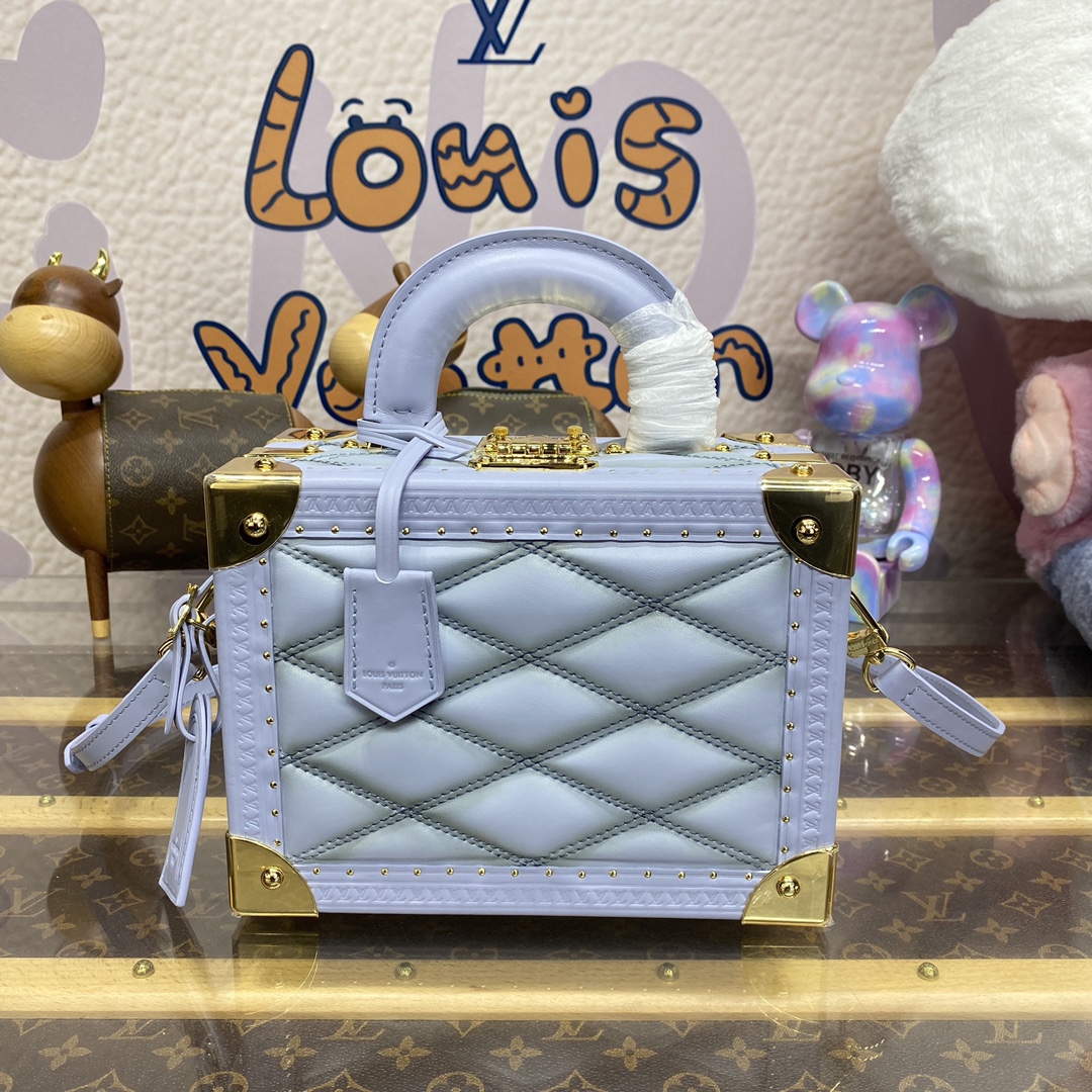 Bagsaaa LV M11047 Petite Valise Malletage Palazzo Ecume - 23cm