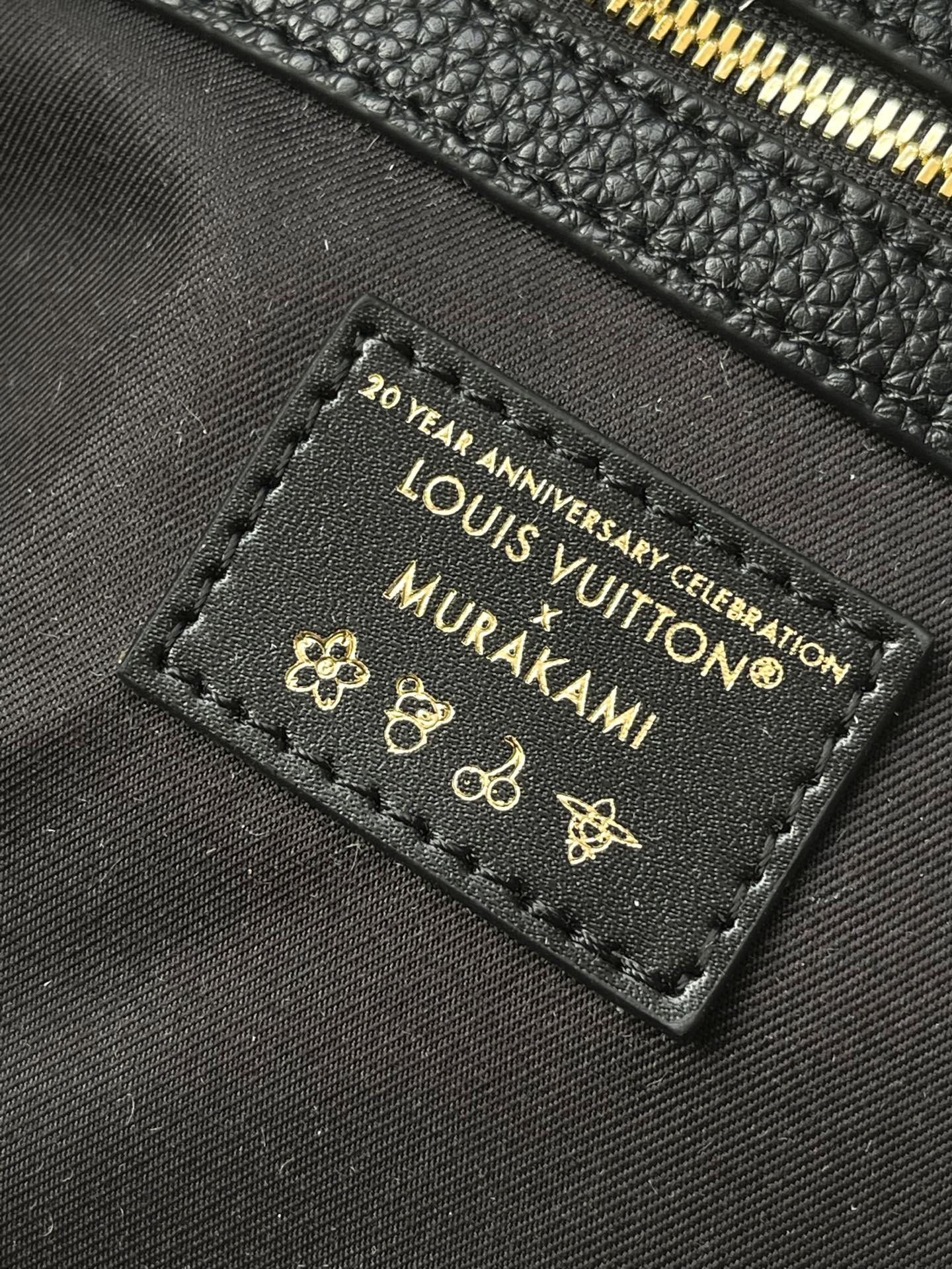 Bagsaaa LV M13761 LV x TM Keepall Bandoulière 45 Black & Panda - 45cm