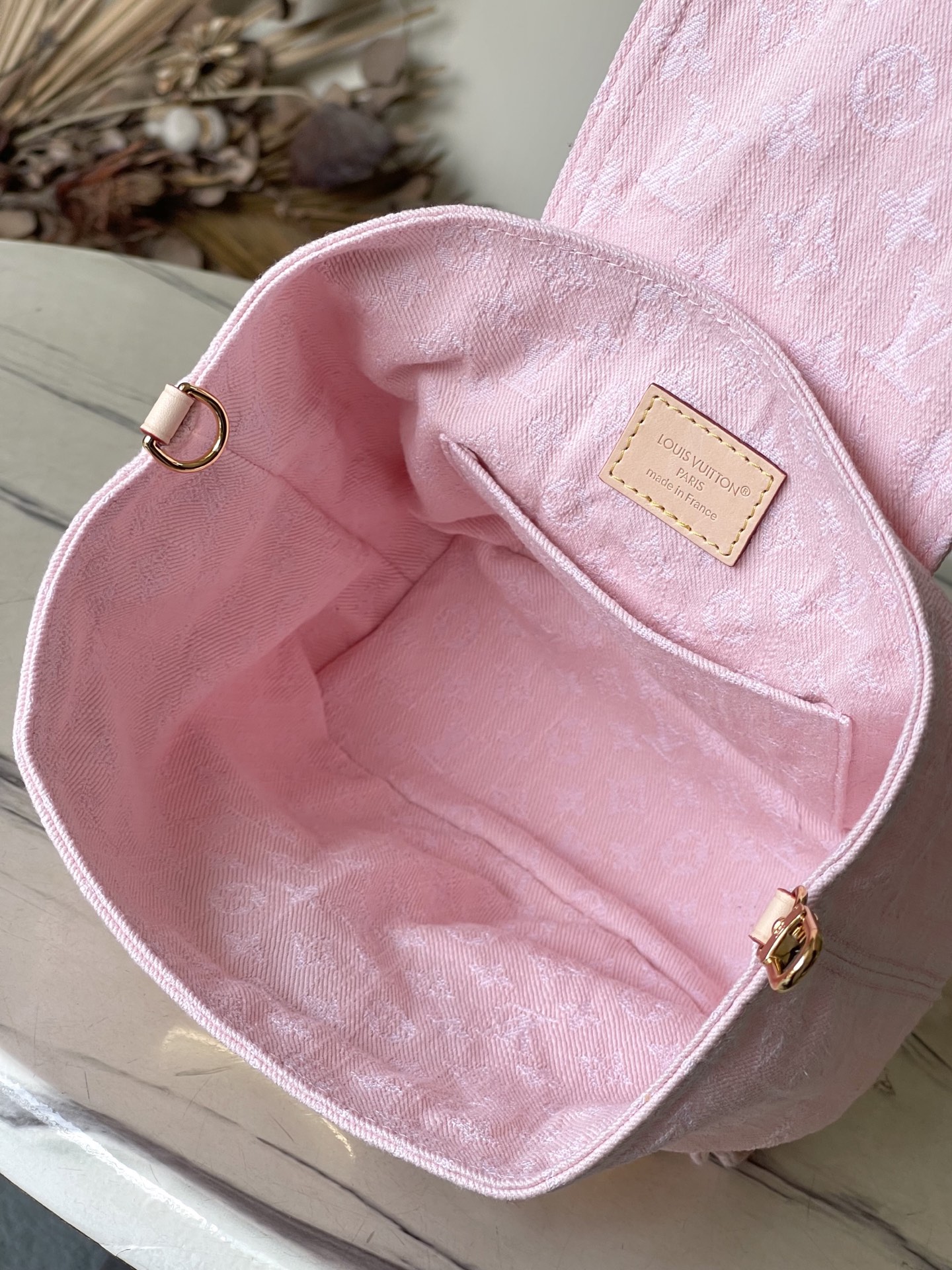 Bagsaaa LV M13031 Venice backpack Washed Pink - 26cm