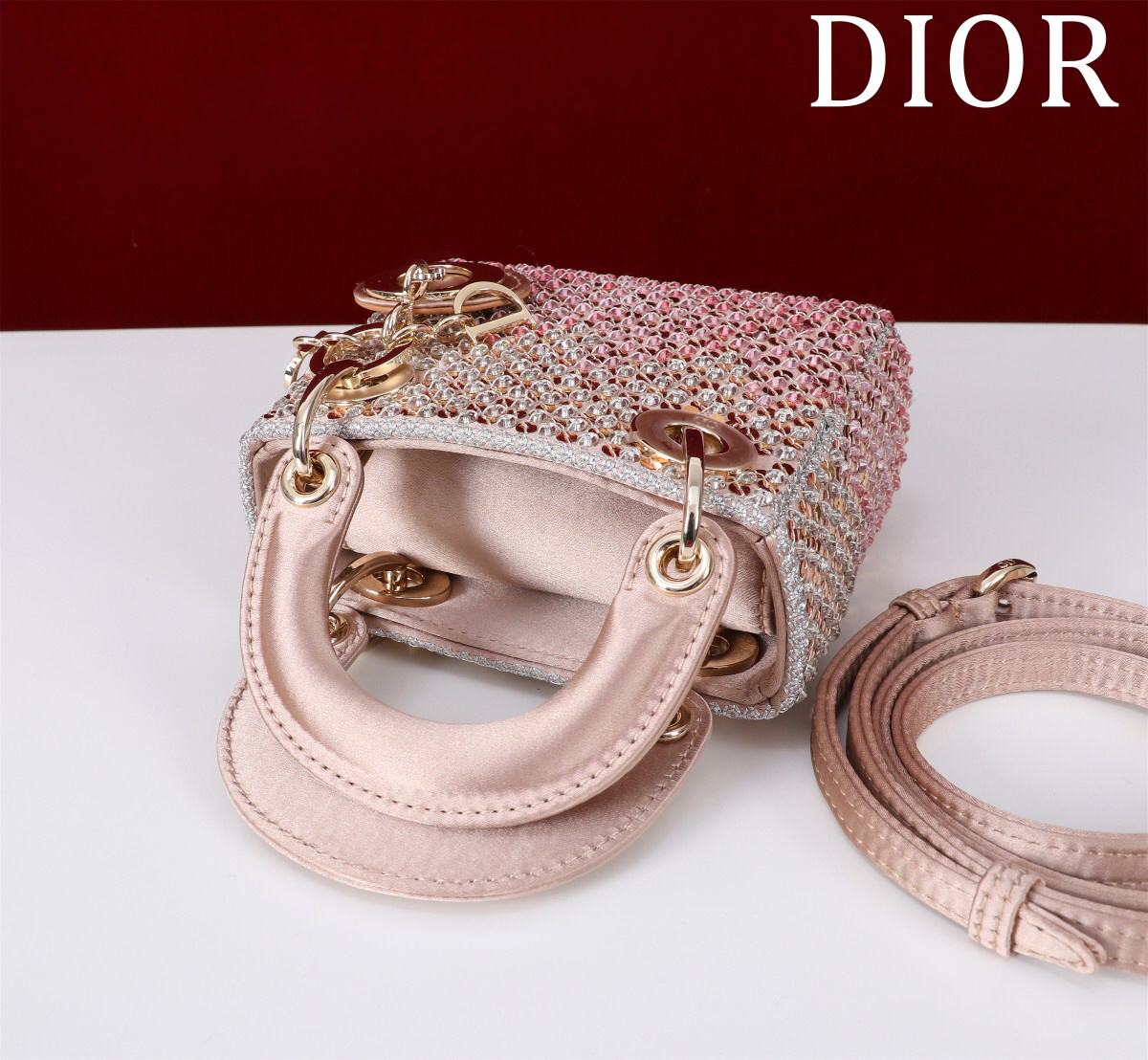 Bagsaaa D10r Micro Lady Sparkle Pink - 12cm