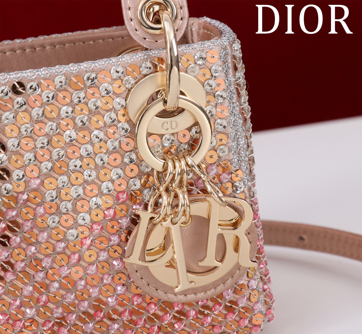 Bagsaaa D10r Micro Lady Sparkle Pink - 12cm