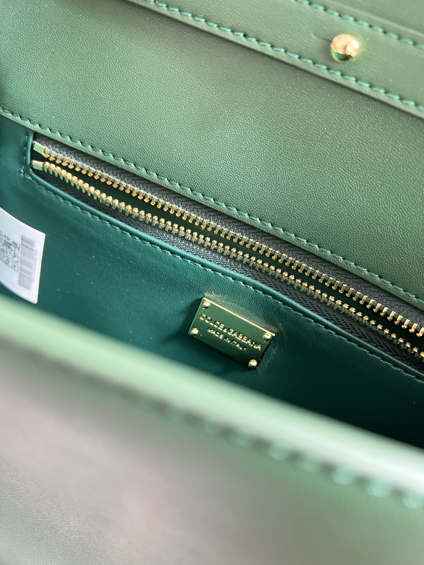 Bagsaaa Dolce & Gabbana Calfskin DG Logo Bag crossbody bag green - 20cm