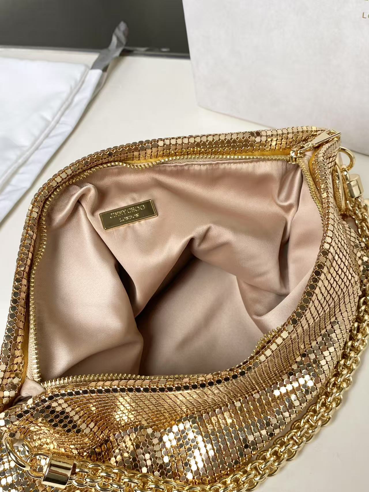 Bagsaaa J1m*y Ch00 Callie Bag Gold - 24cm