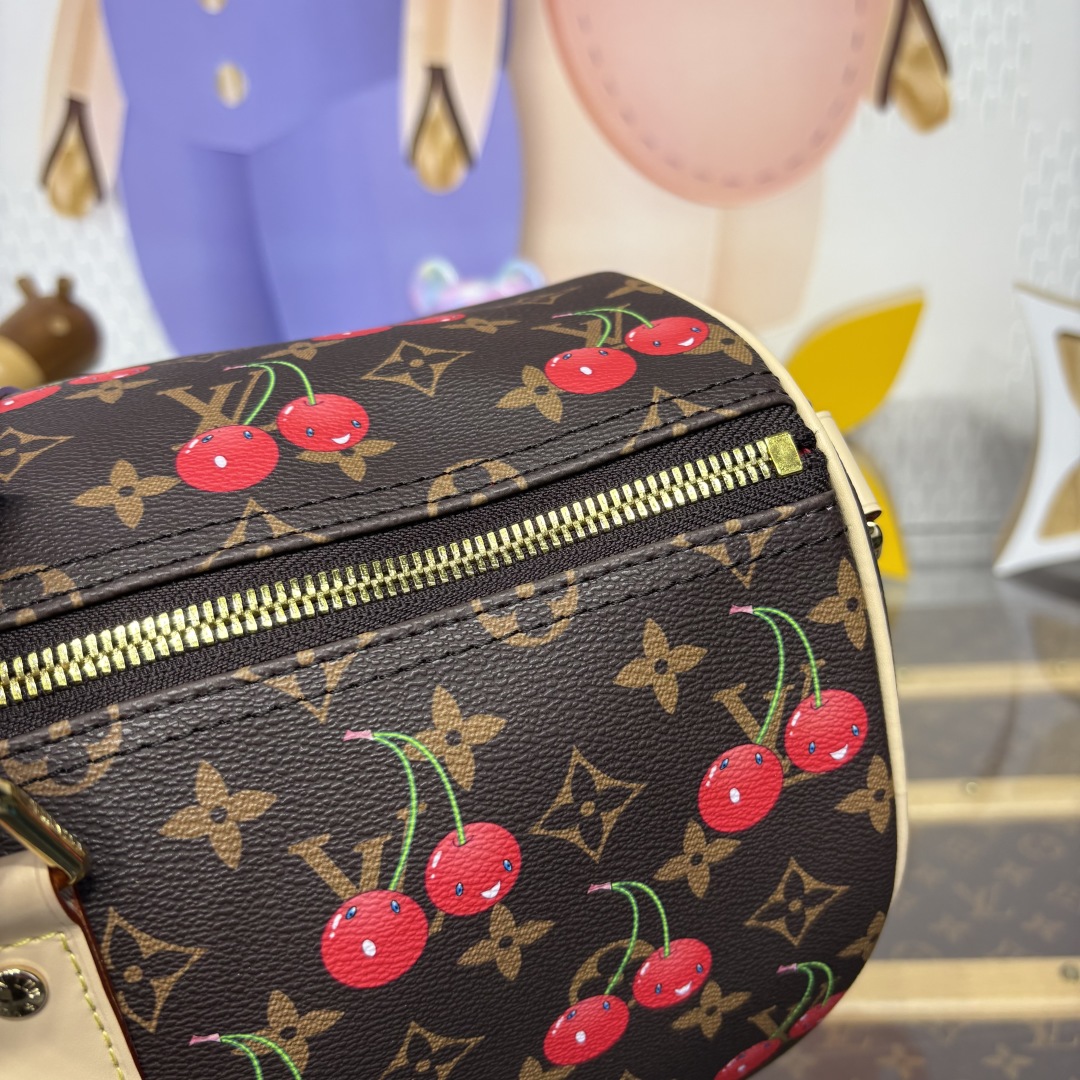 Bagsaaa M13764 LV x TM Keepall Bandoulière 45 cherry - 45cm