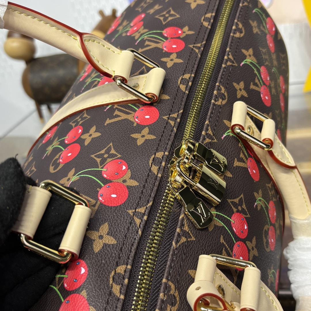 Bagsaaa M13764 LV x TM Keepall Bandoulière 45 cherry - 45cm