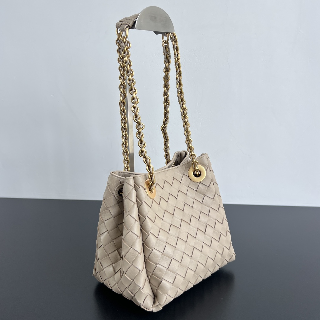 Bagsaaa B0tt*ga Ven*ta Small Parachute Chain 817175 beige - 20cm
