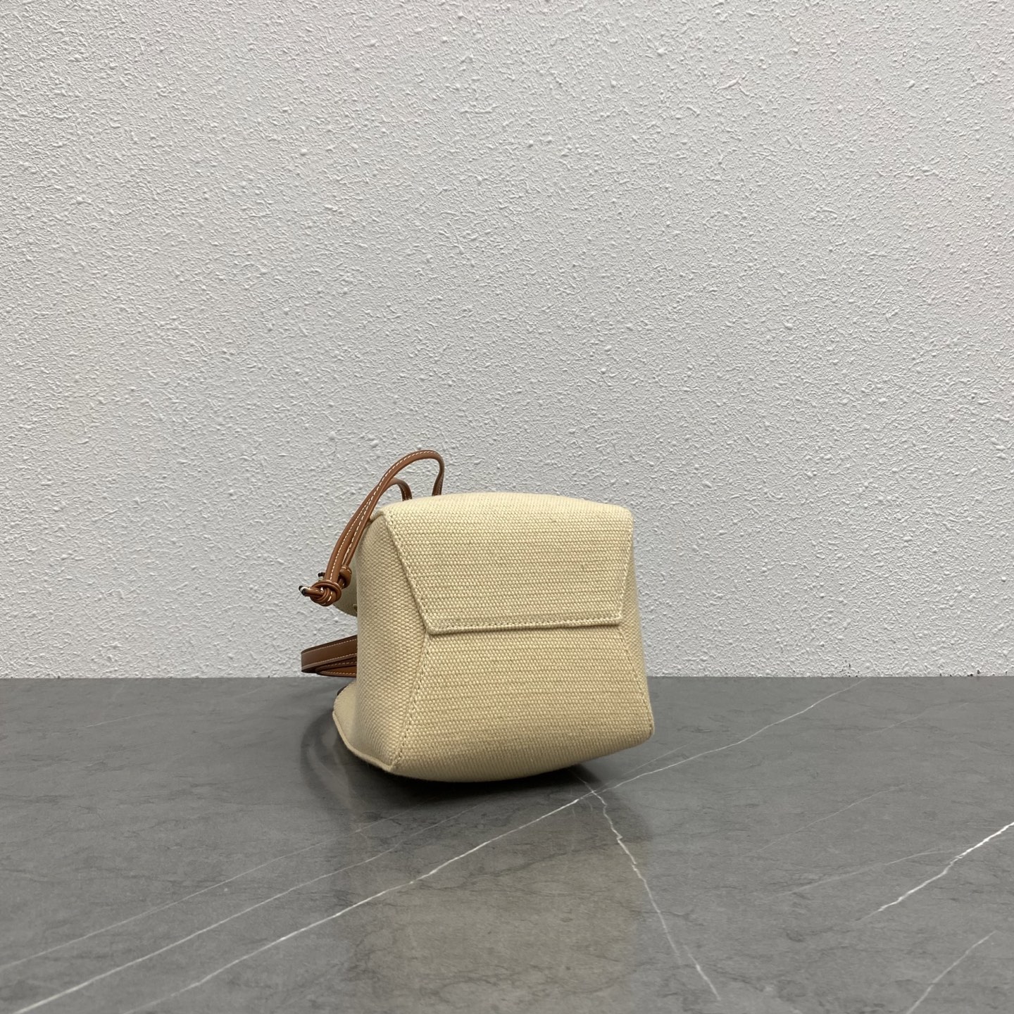 Bagsaaa Ce1i*e Micro Sailor In Textile with Anchor Embroidery and Calfskin - 18cm
