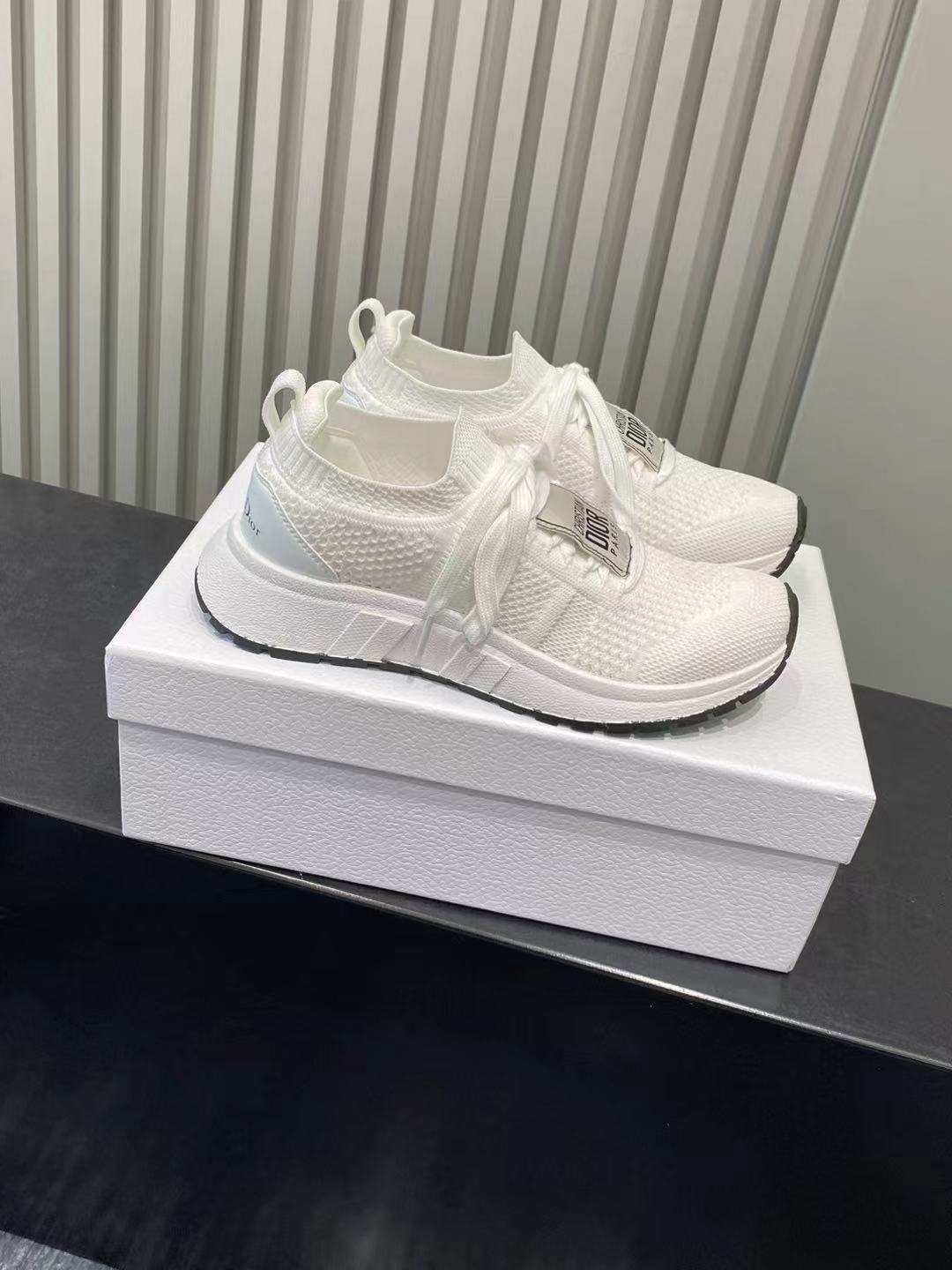 Bagsaaa Run'n'D10r Sneaker White Technical Mesh