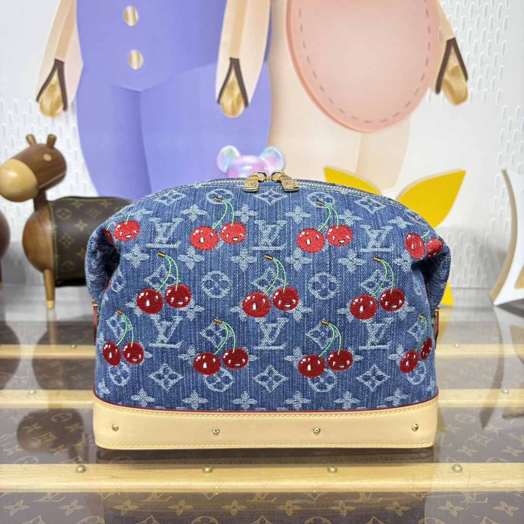 Bagsaaa M13893 LV x TM Cosmetic Pouch GM kawaii cherry - 27cm