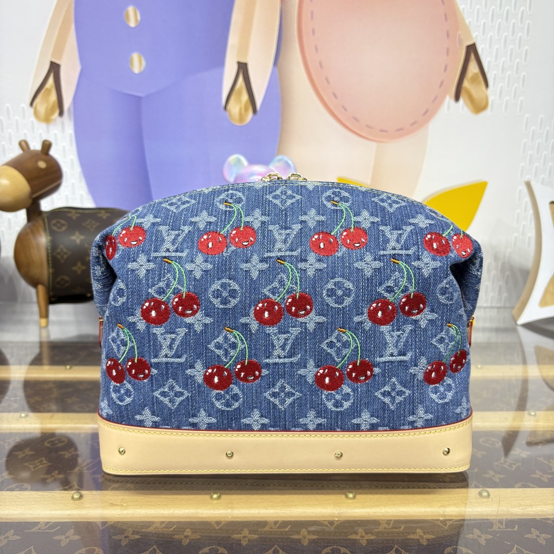 Bagsaaa M13893 LV x TM Cosmetic Pouch GM kawaii cherry - 27cm