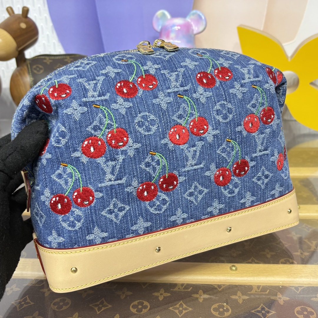 Bagsaaa M13893 LV x TM Cosmetic Pouch GM kawaii cherry - 27cm