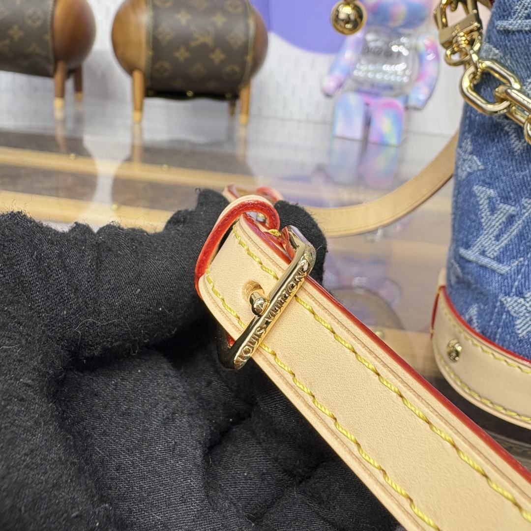 Bagsaaa LV M83043 Nano Noé Denim Blue - 20.5cm
