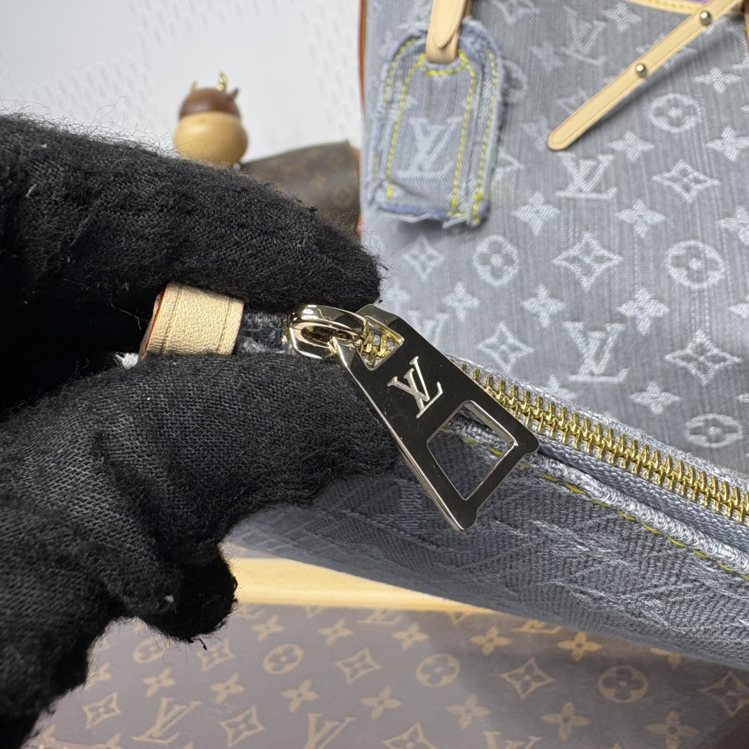 Bagsaaa LV M13289 Nautical CarryAll MM Washed Gray - 39cm