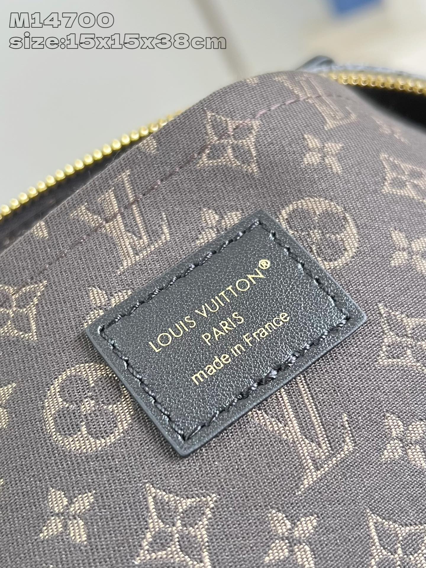 Bagsaaa M14702 SS25 Collection LV Biker MM Dark Denim - 38cm